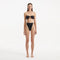 Clyde Black Bandeau High Waist Satin Bikini Set | Moeva | Bikini Sets | Each week unveils new pieces—luxury swimwear, fluid resort silhouettes, and elevated summer-to-evening essentials designed to carry you from coastal escapes to city nights.