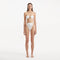 Clyde White Bandeau High Waist Satin Bikini Set | Moeva | Bikini Sets | Each week unveils new pieces—luxury swimwear, fluid resort silhouettes, and elevated summer-to-evening essentials designed to carry you from coastal escapes to city nights.
