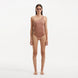 Kaimana Brown One Shoulder Satin Swimsuit | Moeva | Swimsuit | Each week unveils new pieces—luxury swimwear, fluid resort silhouettes, and elevated summer-to-evening essentials designed to carry you from coastal escapes to city nights.