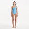 Kaimana Baby Blue One Shoulder Satin Swimsuit | Moeva | Swimsuit | Each week unveils new pieces—luxury swimwear, fluid resort silhouettes, and elevated summer-to-evening essentials designed to carry you from coastal escapes to city nights.