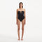 Kenna Black Bandeau Satin Swimsuit | Moeva | Swimsuit | Each week unveils new pieces—luxury swimwear, fluid resort silhouettes, and elevated summer-to-evening essentials designed to carry you from coastal escapes to city nights.