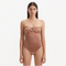 Kenna Brown Bandeau Satin Swimsuit | Moeva | Swimsuit | Each week unveils new pieces—luxury swimwear, fluid resort silhouettes, and elevated summer-to-evening essentials designed to carry you from coastal escapes to city nights.