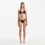 Rhea Black Triangle Side Tie Satin Bikini Set | Moeva | | Each week unveils new pieces—luxury swimwear, fluid resort silhouettes, and elevated summer-to-evening essentials designed to carry you from coastal escapes to city nights.
