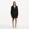 Nayeli Black Tie-Front Cotton Shirt Dress | Moeva | Beachwear Dresses | Each week unveils new pieces—luxury swimwear, fluid resort silhouettes, and elevated summer-to-evening essentials designed to carry you from coastal escapes to city nights.