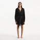 Nayeli Black Tie-Front Cotton Shirt Dress | Moeva | Beachwear Dresses | Each week unveils new pieces—luxury swimwear, fluid resort silhouettes, and elevated summer-to-evening essentials designed to carry you from coastal escapes to city nights.