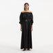 Sumner Black Off-Shoulder Linen Mini Dress | Moeva | RTW Dresses | Each week unveils new pieces—luxury swimwear, fluid resort silhouettes, and elevated summer-to-evening essentials designed to carry you from coastal escapes to city nights.