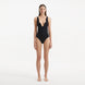 Breena Black V Neck Swimsuit | Moeva | Swimsuit | Each week unveils new pieces—luxury swimwear, fluid resort silhouettes, and elevated summer-to-evening essentials designed to carry you from coastal escapes to city nights.