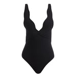 Breena Black V Neck Swimsuit | Moeva | Swimsuit | Each week unveils new pieces—luxury swimwear, fluid resort silhouettes, and elevated summer-to-evening essentials designed to carry you from coastal escapes to city nights.