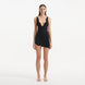 Ephram Black Wave-Textured Mini Skirt Skirt | Moeva | Beachwear Skirts | Each week unveils new pieces—luxury swimwear, fluid resort silhouettes, and elevated summer-to-evening essentials designed to carry you from coastal escapes to city nights.