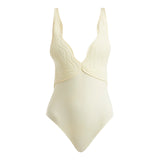 Breena Yellow V Neck Swimsuit | Moeva | Swimsuit | Each week unveils new pieces—luxury swimwear, fluid resort silhouettes, and elevated summer-to-evening essentials designed to carry you from coastal escapes to city nights.