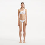 Harbor White One Shoulder Mid Coverage Solid Bikini Set | Moeva | | Each week unveils new pieces—luxury swimwear, fluid resort silhouettes, and elevated summer-to-evening essentials designed to carry you from coastal escapes to city nights.