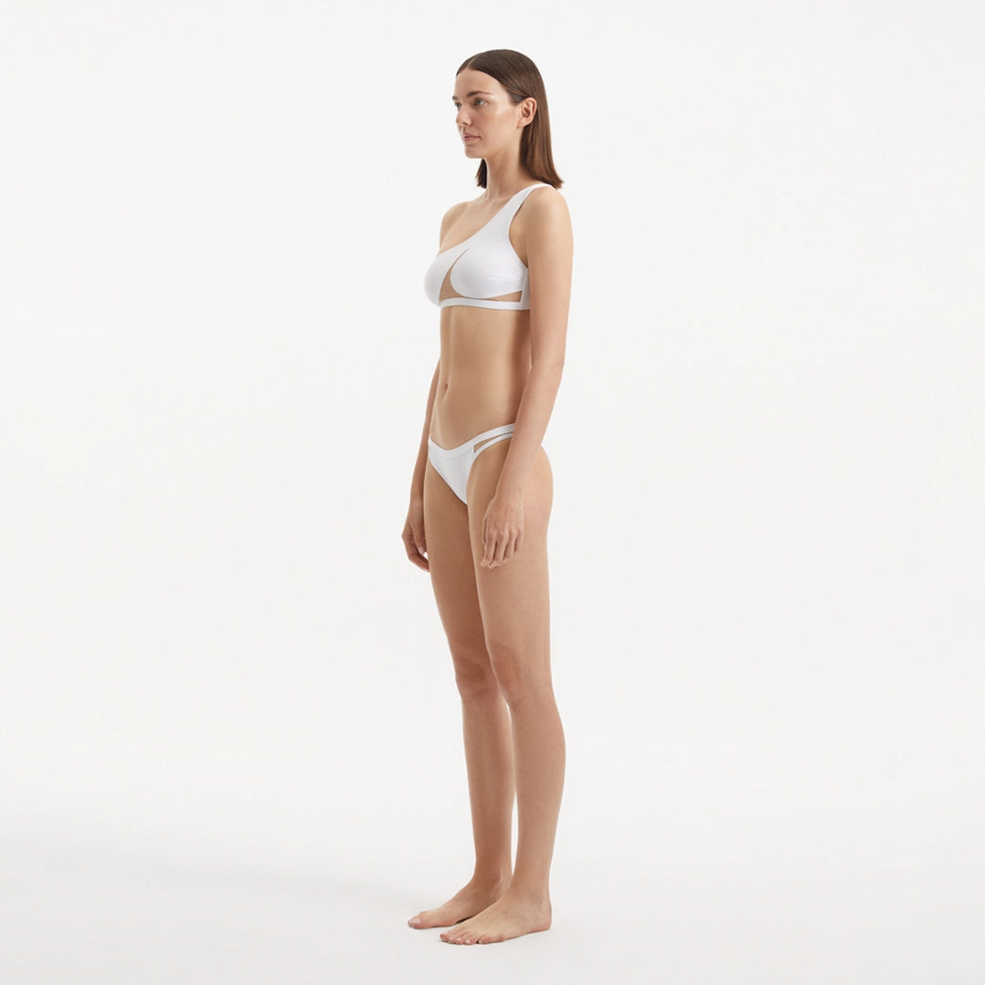 Harbor White One Shoulder Mid Coverage Solid Bikini Set | Moeva | | Each week unveils new pieces—luxury swimwear, fluid resort silhouettes, and elevated summer-to-evening essentials designed to carry you from coastal escapes to city nights.