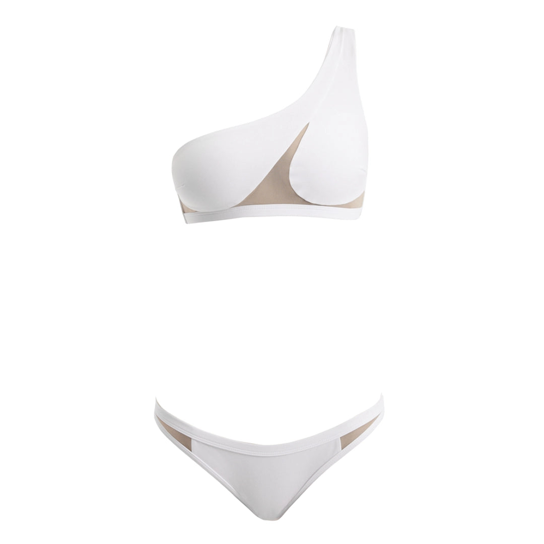Harbor White One Shoulder Mid Coverage Solid Bikini Set | Moeva | | Each week unveils new pieces—luxury swimwear, fluid resort silhouettes, and elevated summer-to-evening essentials designed to carry you from coastal escapes to city nights.