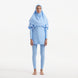 Risha Baby Blue Swim Hijab | Moeva | Turban | Each week unveils new pieces—luxury swimwear, fluid resort silhouettes, and elevated summer-to-evening essentials designed to carry you from coastal escapes to city nights.