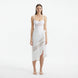 Pelagia White Tie Front Wavy-Trim Sheer Sarong | Moeva | Sarongs | Each week unveils new pieces—luxury swimwear, fluid resort silhouettes, and elevated summer-to-evening essentials designed to carry you from coastal escapes to city nights.