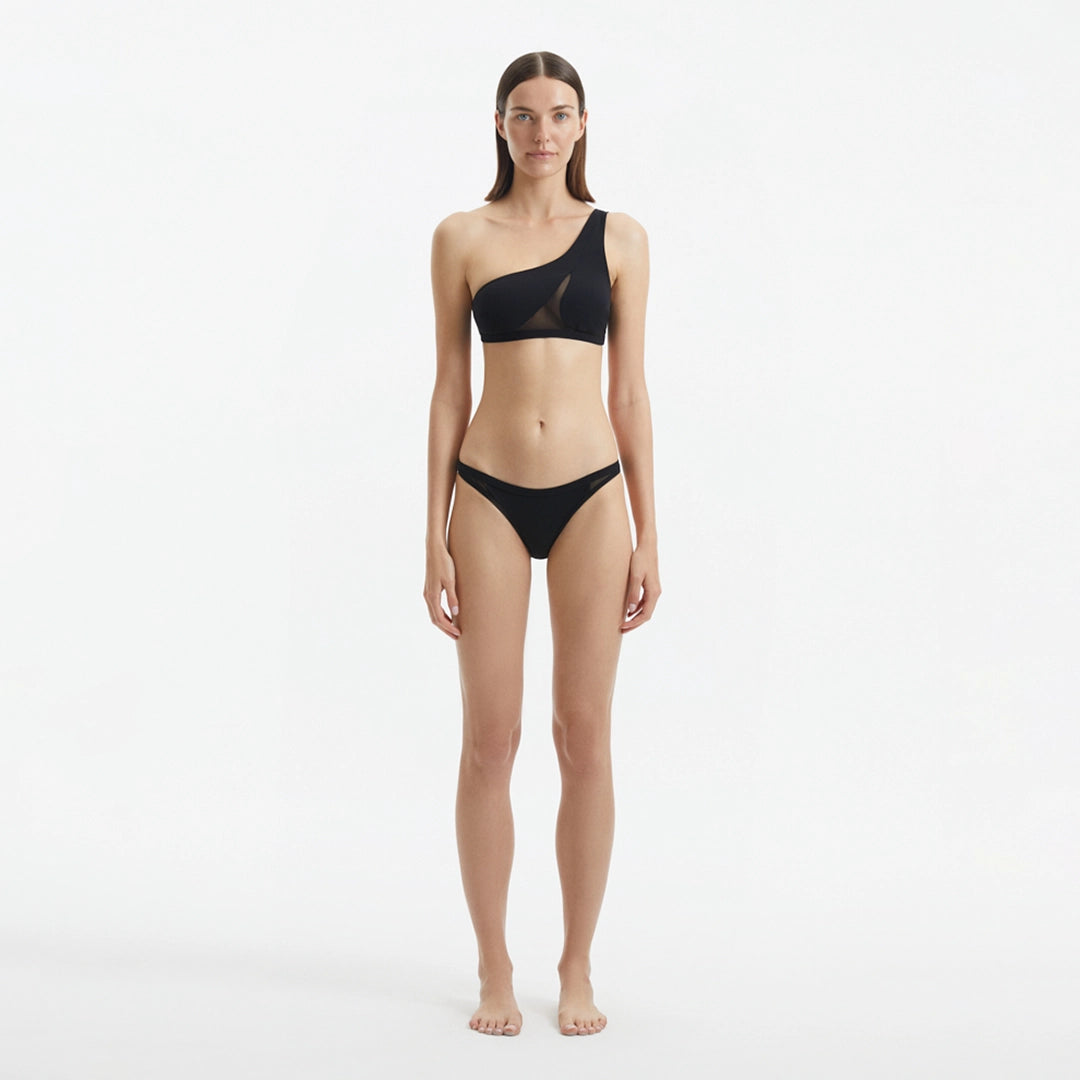 Harbor Black One Shoulder Mid Coverage Solid Bikini Set | Moeva | | Each week unveils new pieces—luxury swimwear, fluid resort silhouettes, and elevated summer-to-evening essentials designed to carry you from coastal escapes to city nights.