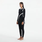 Kamaria Black Long Sleeve Accessorised Modest Swim Set | Moeva | | Each week unveils new pieces—luxury swimwear, fluid resort silhouettes, and elevated summer-to-evening essentials designed to carry you from coastal escapes to city nights.