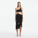 Pelagia Black Tie Front Wavy-Trim Sheer Sarong | Moeva | Sarongs | Each week unveils new pieces—luxury swimwear, fluid resort silhouettes, and elevated summer-to-evening essentials designed to carry you from coastal escapes to city nights.
