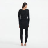 Ishtar Black Long Sleeve Accessorised Modest Swim Set | Moeva | Swimsuit | Each week unveils new pieces—luxury swimwear, fluid resort silhouettes, and elevated summer-to-evening essentials designed to carry you from coastal escapes to city nights.