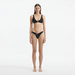 Aeron Black V Neck Textured Mid Coverage Bikini Set | Moeva | | Each week unveils new pieces—luxury swimwear, fluid resort silhouettes, and elevated summer-to-evening essentials designed to carry you from coastal escapes to city nights.