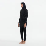Risha Black Swim Hijab | Moeva | Women Hair Accessories | Each week unveils new pieces—luxury swimwear, fluid resort silhouettes, and elevated summer-to-evening essentials designed to carry you from coastal escapes to city nights.