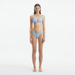 Aeron Baby Blue V Neck Textured Mid Coverage Bikini Set | Moeva | | Each week unveils new pieces—luxury swimwear, fluid resort silhouettes, and elevated summer-to-evening essentials designed to carry you from coastal escapes to city nights.