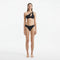 Eyre Black One Shoulder Mid Coverage Textured Bikini Set | Moeva | Bikini Set | Each week unveils new pieces—luxury swimwear, fluid resort silhouettes, and elevated summer-to-evening essentials designed to carry you from coastal escapes to city nights.