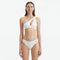 Eyre White One Shoulder Mid Coverage Textured Bikini Set | Moeva | Bikini Set | Each week unveils new pieces—luxury swimwear, fluid resort silhouettes, and elevated summer-to-evening essentials designed to carry you from coastal escapes to city nights.