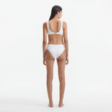 Honora White High Neck Swimsuit