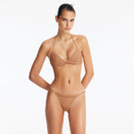 Nash Bronze Mid Coverage Bikini Bottom | Moeva | Bikini Bottom | Each week unveils new pieces—luxury swimwear, fluid resort silhouettes, and elevated summer-to-evening essentials designed to carry you from coastal escapes to city nights.