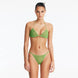 Nash Green Triangle Mid Coverage Bikini Set | Moeva | Bikini Set | Each week unveils new pieces—luxury swimwear, fluid resort silhouettes, and elevated summer-to-evening essentials designed to carry you from coastal escapes to city nights.
