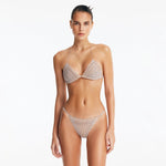 Nash Silver Triangle Mid Coverage Bikini Set | Moeva | Bikini Set | Each week unveils new pieces—luxury swimwear, fluid resort silhouettes, and elevated summer-to-evening essentials designed to carry you from coastal escapes to city nights.