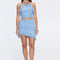 Nebula And Arlo Fringe Asymmetric Blue Knit Set | Moeva | | Each week unveils new pieces—luxury swimwear, fluid resort silhouettes, and elevated summer-to-evening essentials designed to carry you from coastal escapes to city nights.