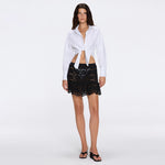Nice Black Crochet Detail Mini Skirt | Moeva | Skirts | Each week unveils new pieces—luxury swimwear, fluid resort silhouettes, and elevated summer-to-evening essentials designed to carry you from coastal escapes to city nights.