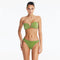 Nixie Green Bandeau Mid Coverage Bikini Set | Moeva | Bikini Set | Each week unveils new pieces—luxury swimwear, fluid resort silhouettes, and elevated summer-to-evening essentials designed to carry you from coastal escapes to city nights.