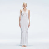 Odessa Silver V Neck Knit Maxi Dress | Moeva | | Each week unveils new pieces—luxury swimwear, fluid resort silhouettes, and elevated summer-to-evening essentials designed to carry you from coastal escapes to city nights.