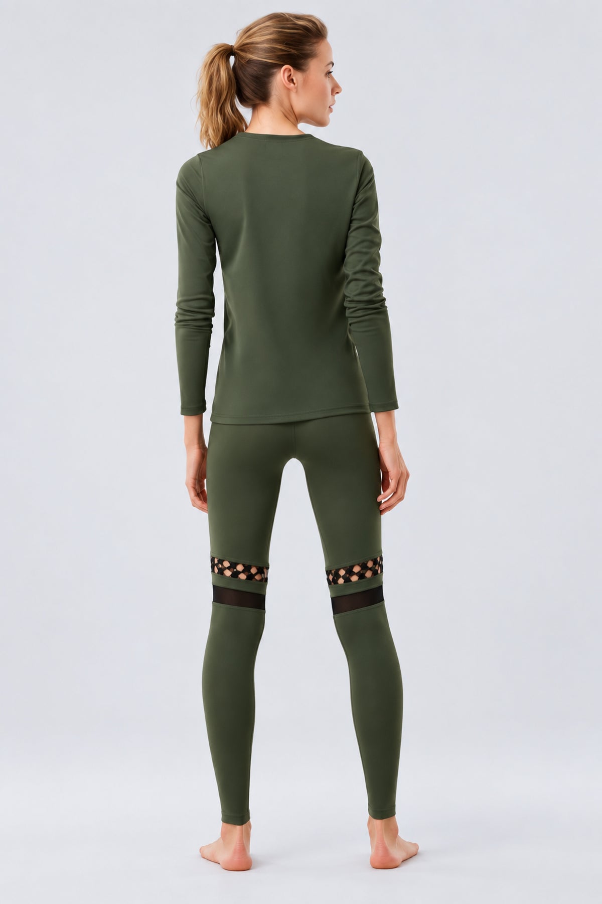 Orla Army Green Leggings