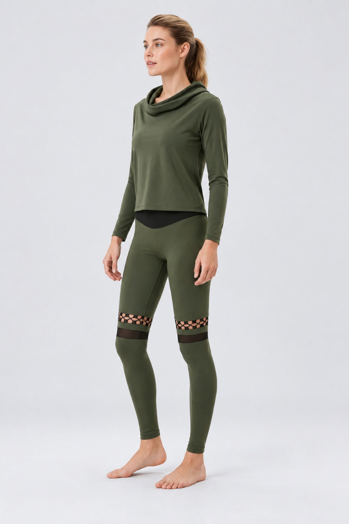 Orla Army Green Leggings