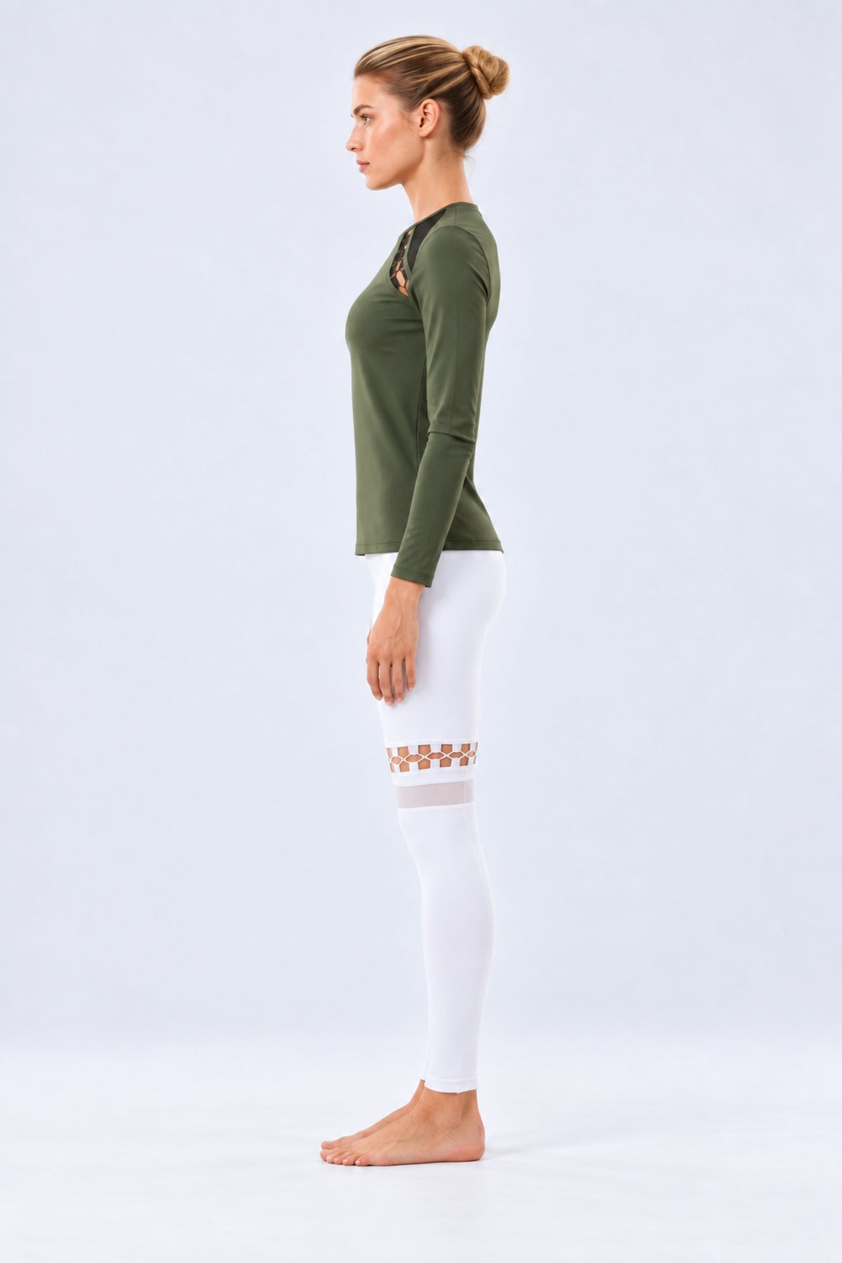 Orla White Leggings