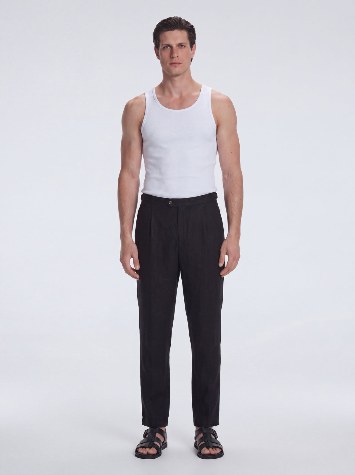 Phillip White Tank Top | Moeva | T-Shirt | Each week unveils new pieces—luxury swimwear, fluid resort silhouettes, and elevated summer-to-evening essentials designed to carry you from coastal escapes to city nights.