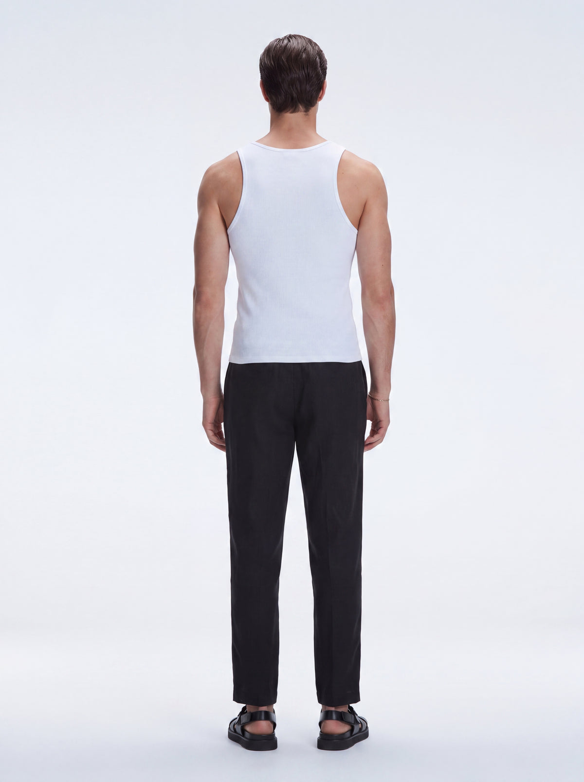 Phillip White Tank Top | Moeva | T-Shirt | Each week unveils new pieces—luxury swimwear, fluid resort silhouettes, and elevated summer-to-evening essentials designed to carry you from coastal escapes to city nights.