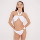 Piera White Halter Mid Coverage Bikini Set | Moeva | Bikini Sets | Each week unveils new pieces—luxury swimwear, fluid resort silhouettes, and elevated summer-to-evening essentials designed to carry you from coastal escapes to city nights.