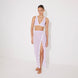 Pina Lilac/White Asymmetric Gold Button Maxi Skirt | Moeva | Beachwear Skirts | Each week unveils new pieces—luxury swimwear, fluid resort silhouettes, and elevated summer-to-evening essentials designed to carry you from coastal escapes to city nights.