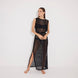 Roma Black Knit Belted Maxi Dress | Moeva | Beachwear Dresses | Each week unveils new pieces—luxury swimwear, fluid resort silhouettes, and elevated summer-to-evening essentials designed to carry you from coastal escapes to city nights.