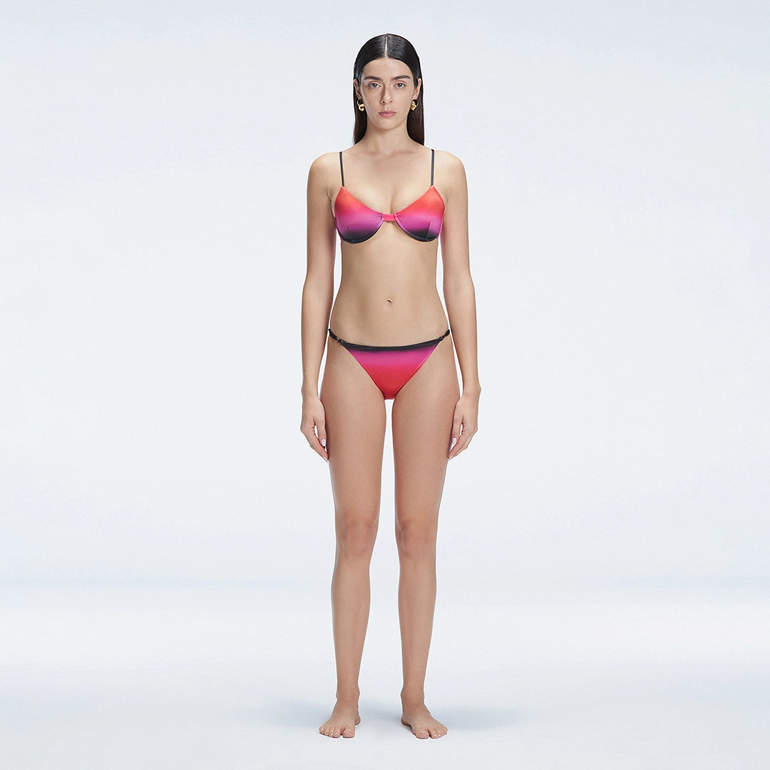 Rory Red Optical Undirwired Mid Coverage Satin Bikini Set | Moeva | | Each week unveils new pieces—luxury swimwear, fluid resort silhouettes, and elevated summer-to-evening essentials designed to carry you from coastal escapes to city nights.