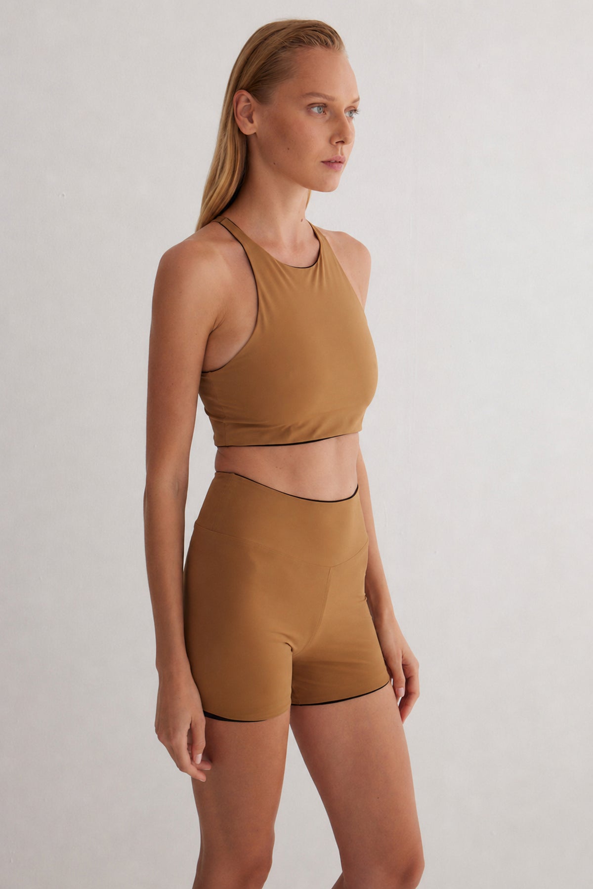 Rocco Black/Camel Reversible Shorts