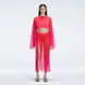 Samantha Pink Optical Long Sleeve Crop Top | Moeva | Top | Each week unveils new pieces—luxury swimwear, fluid resort silhouettes, and elevated summer-to-evening essentials designed to carry you from coastal escapes to city nights.