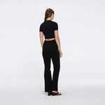 Shandy Polo Collar Knitted Crop Top And Colette Black Pants Set | Moeva | RTW Bustiers | Each week unveils new pieces—luxury swimwear, fluid resort silhouettes, and elevated summer-to-evening essentials designed to carry you from coastal escapes to city nights.