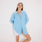 Sibilla Blue Long Sleeve Oversized Linen Shirt | Moeva | Shirt | Each week unveils new pieces—luxury swimwear, fluid resort silhouettes, and elevated summer-to-evening essentials designed to carry you from coastal escapes to city nights.