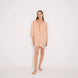 Sibilla Orange Long Sleeve Oversized Linen Shirt | Moeva | Shirt | Each week unveils new pieces—luxury swimwear, fluid resort silhouettes, and elevated summer-to-evening essentials designed to carry you from coastal escapes to city nights.